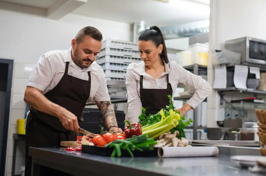 Restaurant kitchen